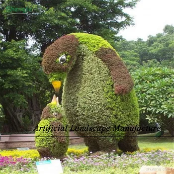 SJZA22 Decorative boxwood cute elephant topiary boxwood animal topiary ...