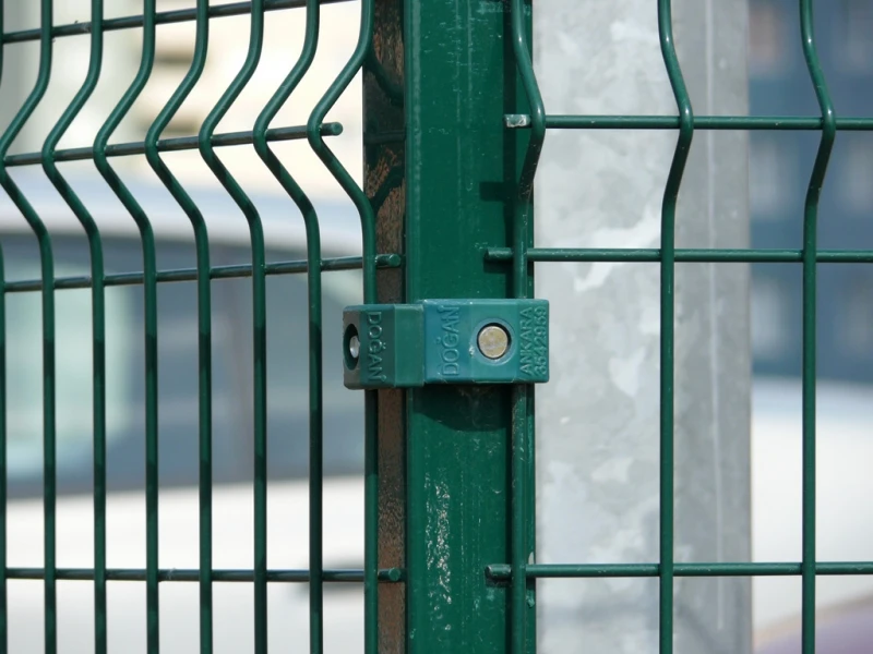 product 6 gauge galvanized welded curved 3d wire mesh fence razor barbed panels-5