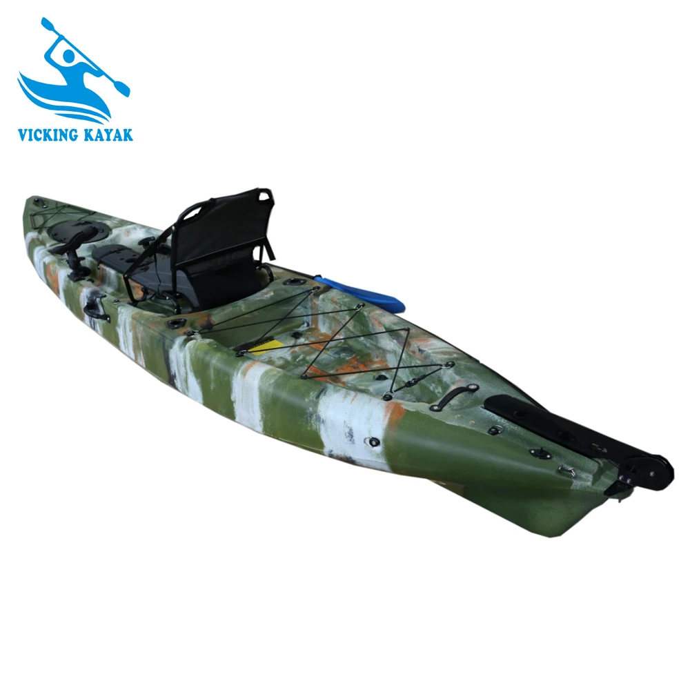 14.1フィートシーフィッシングカモフラージュカヌーカヤック
