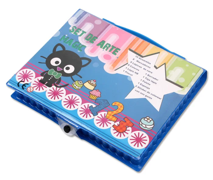 Набор для рисования детей INTERWELL CMS149 портативный из 43 предметов