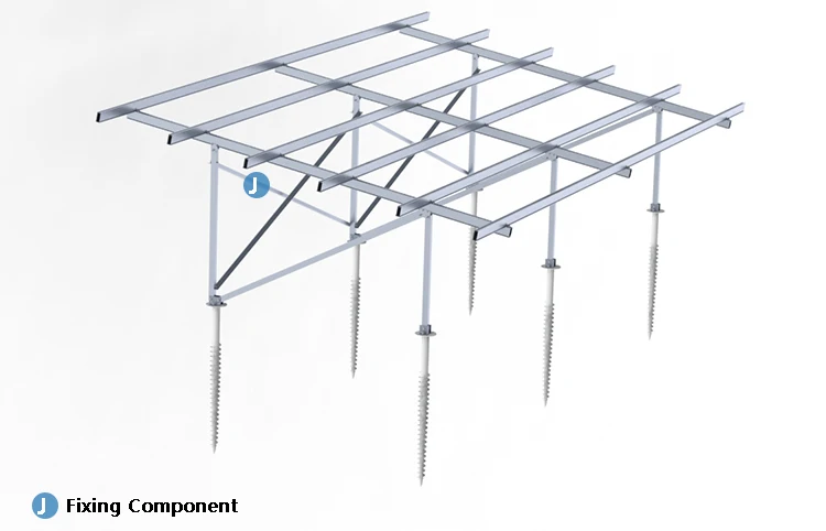 100Kw Solar PV Ground Mount System Solar Panel Ground Mount Aluminum Structure