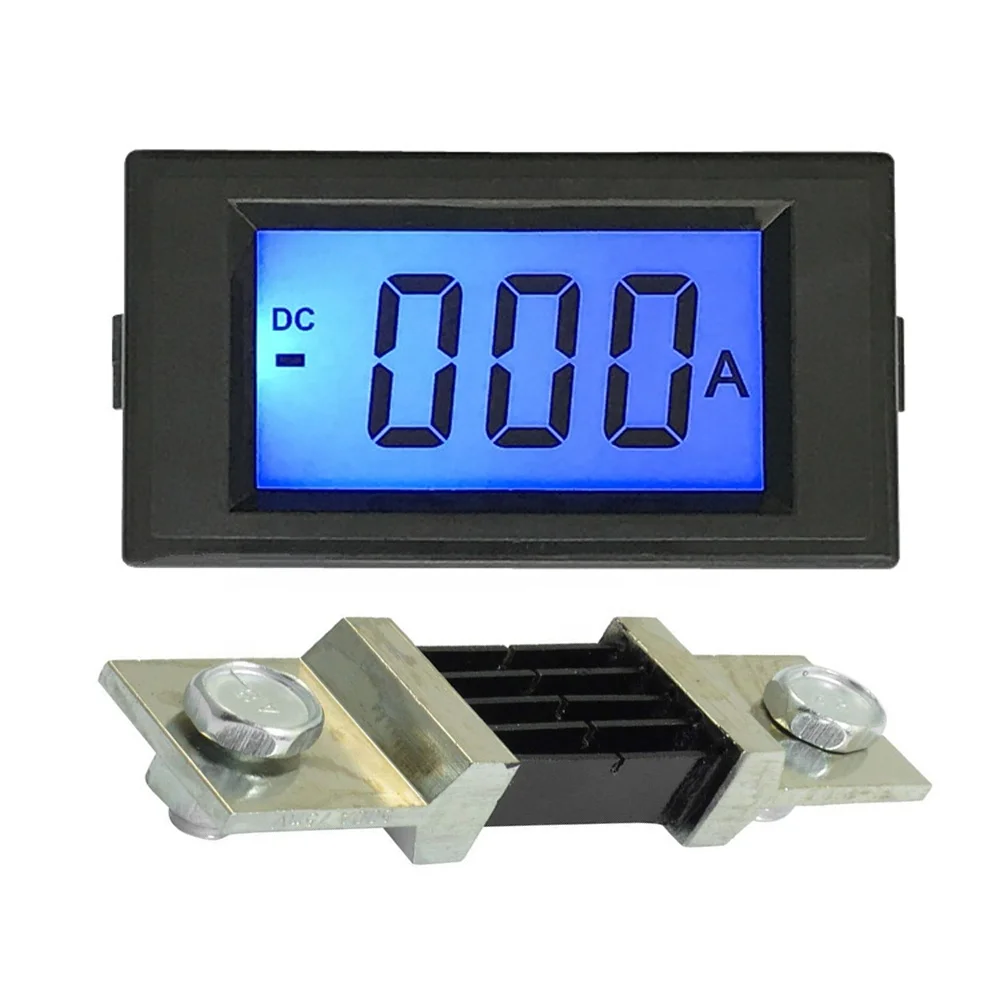 迷你lcd 数字蓝色背光直流500a 电流表电流计 Buy 直流安培计 直流安培计 直流微型安培计product On Alibaba Com