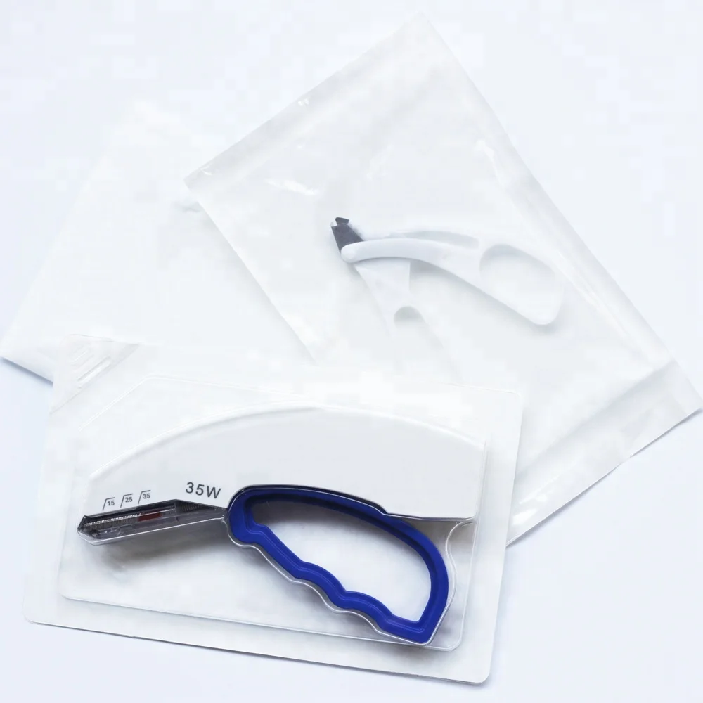 Medical Disposable Absorbable 35r 35w Skin Wound Stapler