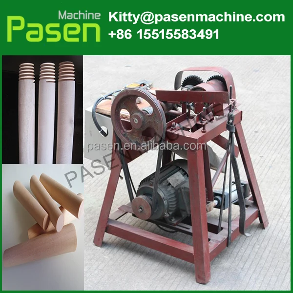 Broom Stick Thread Machine Wooded Threaded Rod Making Machine Wood Stick Threading Machine