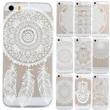 Plastic Back Case Cover For iPhone 5 5S HENNA OJIBWE DREAM CATCHER Ethnic Tribal