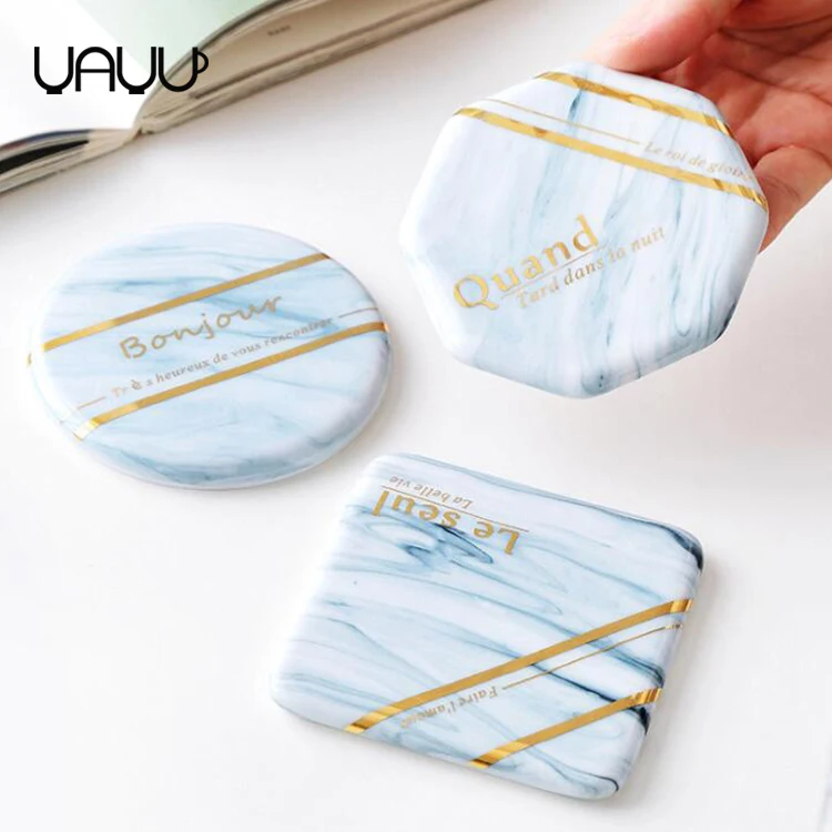  marble coaster with gold-59