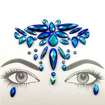 Festival Party Face Sticker Party Face Jewels Tattoo Diamond Crystal Body Glitter Face Jewels
