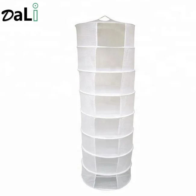 Гидропонная подвесная сухая стойка для выращивания 8 ярусов сушильная сетка для выращивания трав