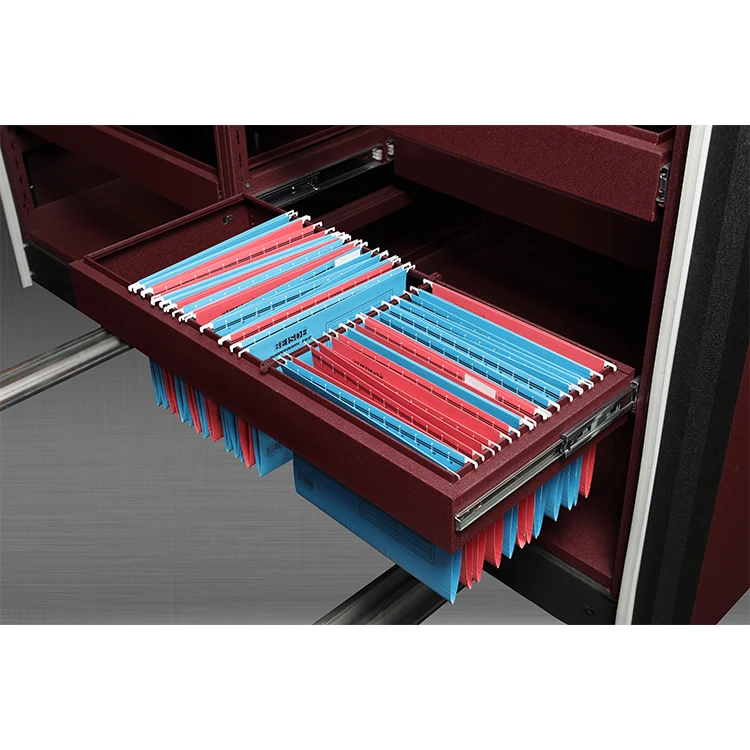 Metal Bookshelf Library Mobile Shelving/mobile Shelves Super Strong Modern Design Double Sides Library Furniture 0.8~1.2mm Iron