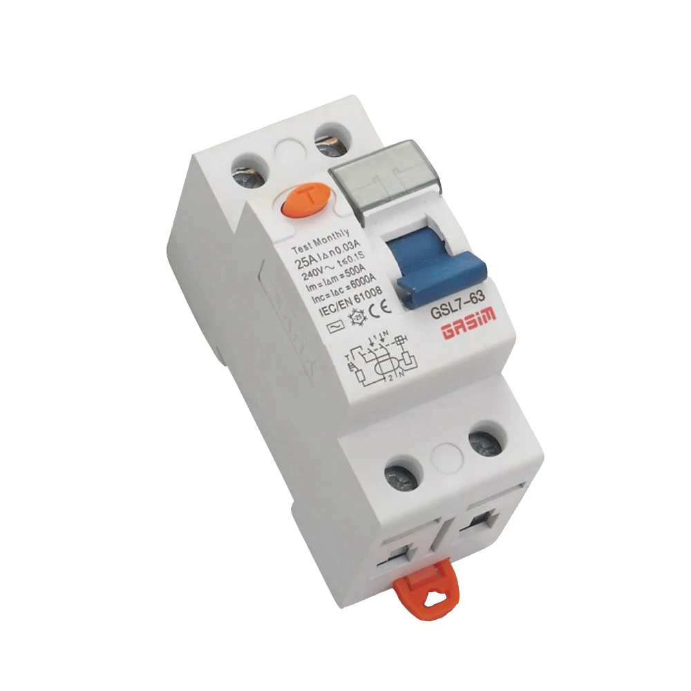 DINレール取り付け35mmrccb残留電流遮断器2p40aelcbタイプ