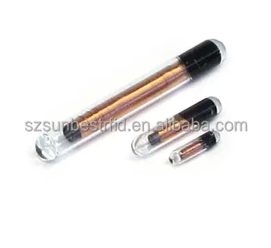 Sunbestrfid Implanted Rfid Glass Capsule Iso11784 Programmable Rfid Microchip Em4305 Animal Glass Tag 2.12x12