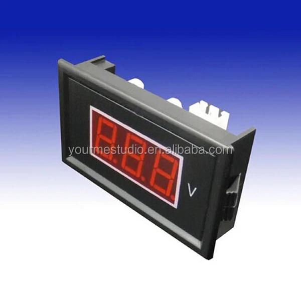 Voltmetro digitale LED 2.7-30V mini VERDE tensione tester pannello auto moto blu 