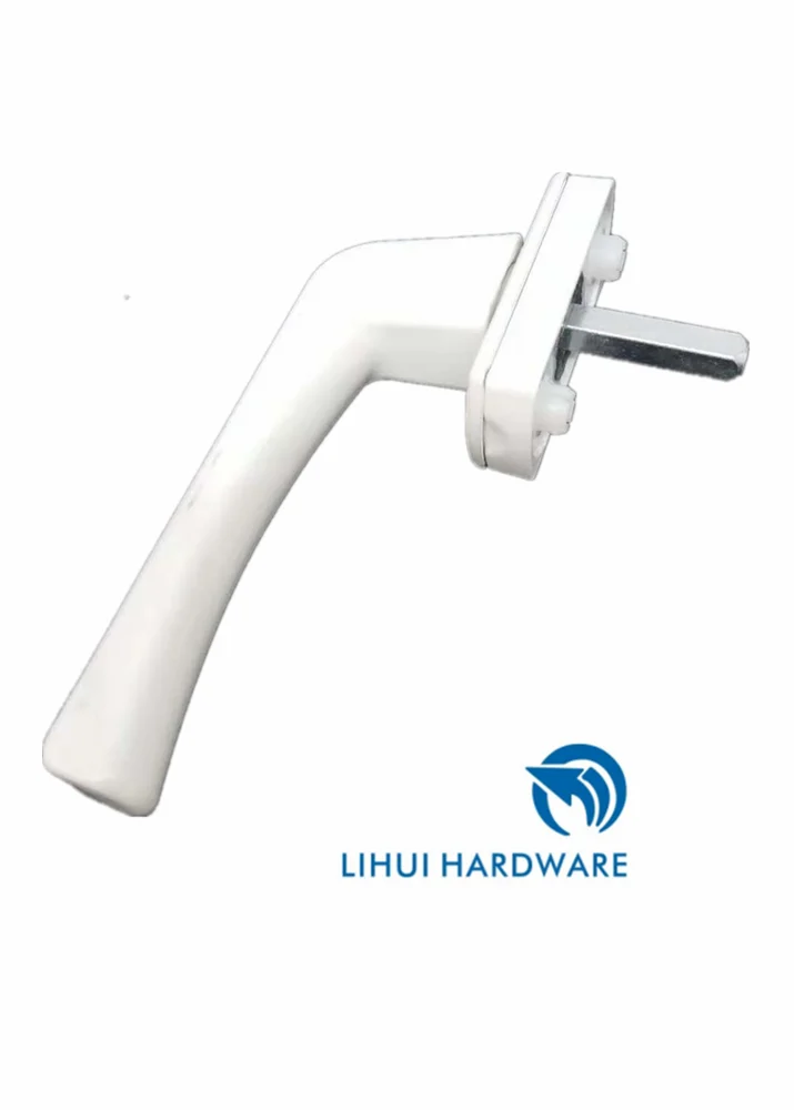 
 white aluminum accessories sliding upvc window usage handle lock  