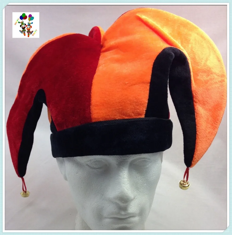 Circus Costume Jester Clown Hat for Halloween Parties OEM Available