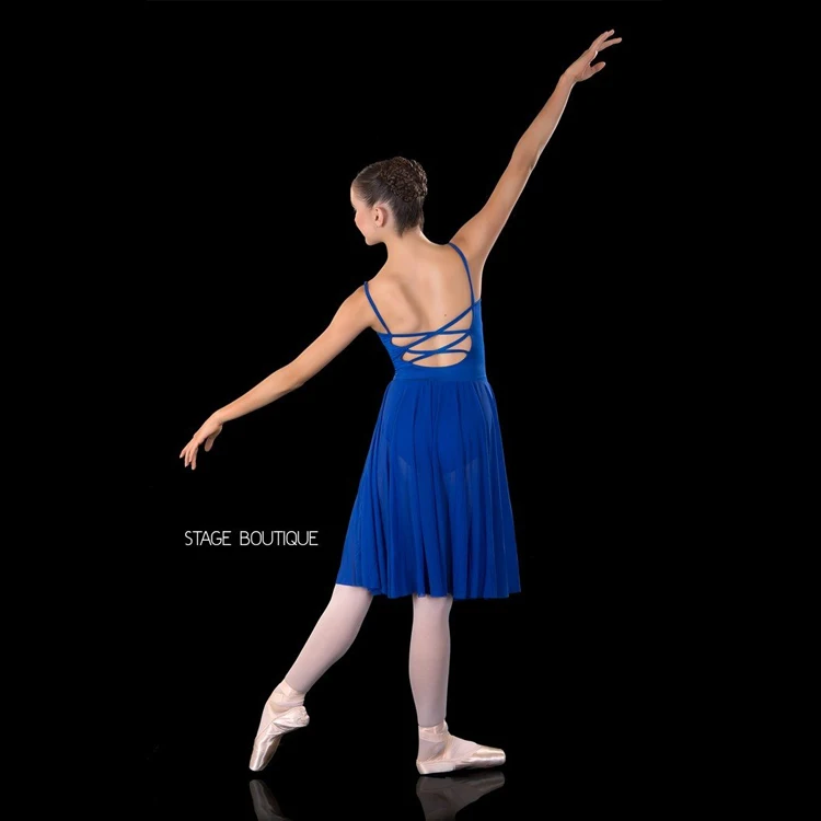 blue lyrical dress LUNA sky blue lyrical dance costume