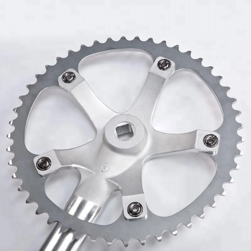 A12-AS240 Завод прямых продаж 48T 49 50T crank 165 мм 170 мм толщина алюминиевого сплава легкий колесо для велосипеда с фиксированной передачей диаметра окружности болтов