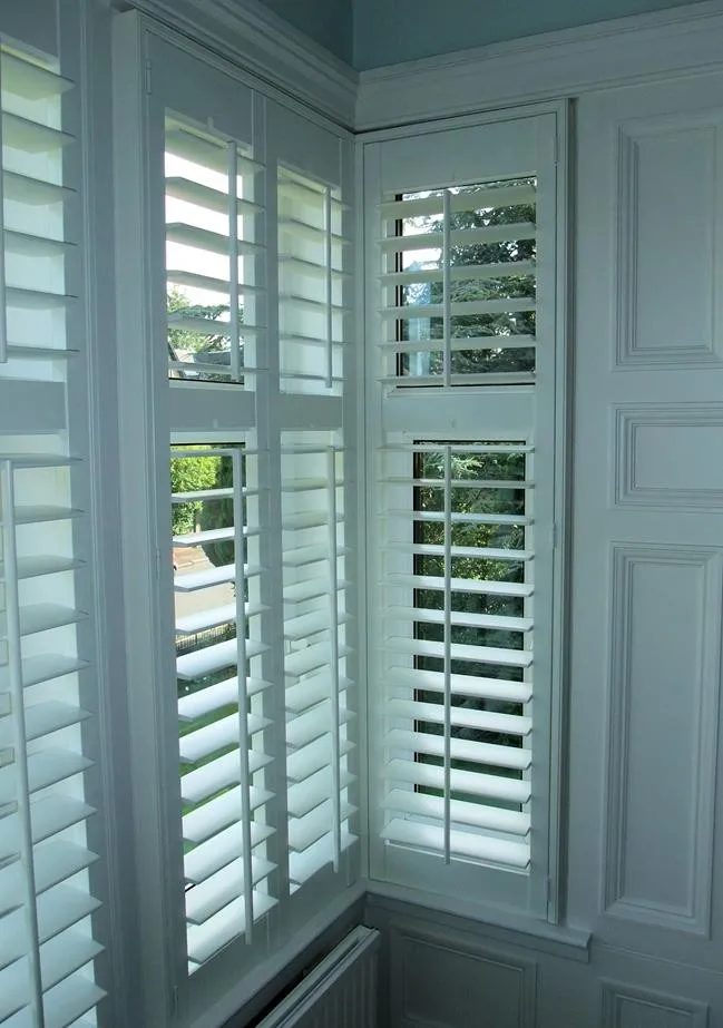 Indoor Wooden Plantation Window Shutter Horizontal Modern UV Protection Plantation Shutters Direct From China Pvc Shutters