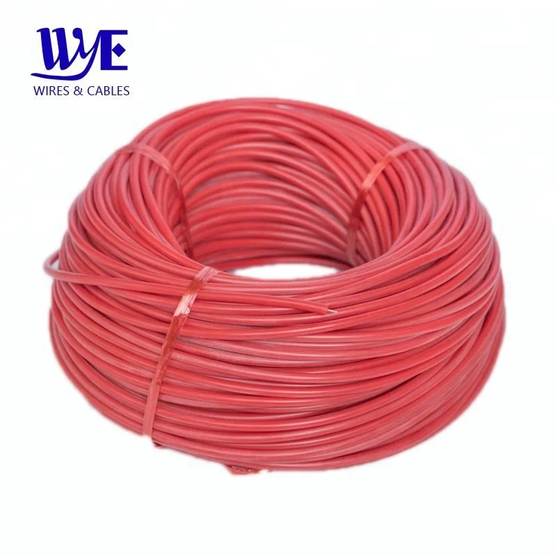 Cables de 10,00 mm² rojo-transparente power cable de alta calidad electricidad masa cable 