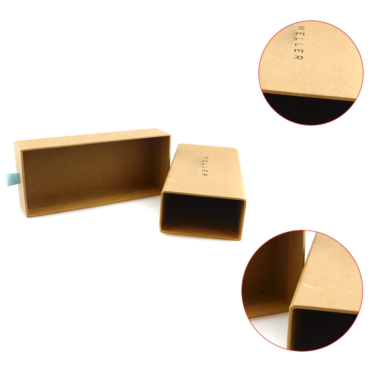Custom Kraft Paper Box Slide Open Box Kraft Packaging Box