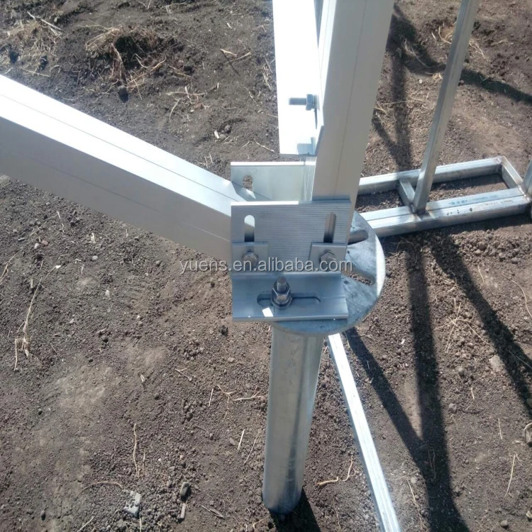 100Kw Solar PV Ground Mount System Solar Panel Ground Mount Aluminum Structure