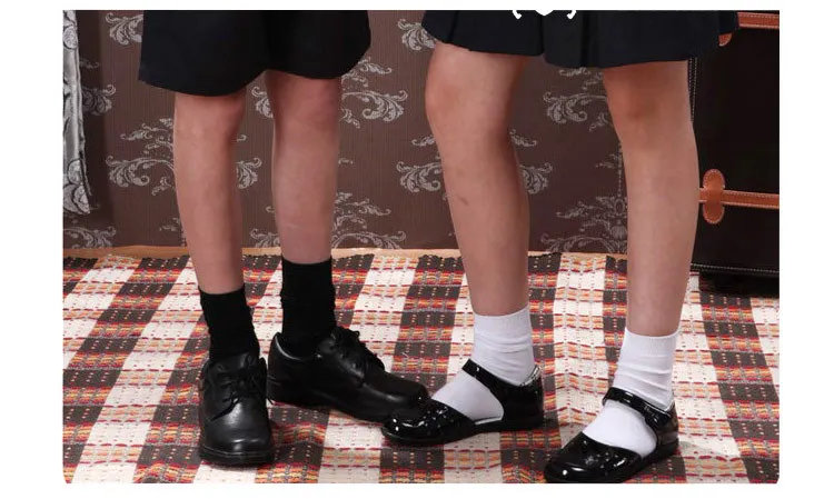White No Heel Sock Without Heel for School