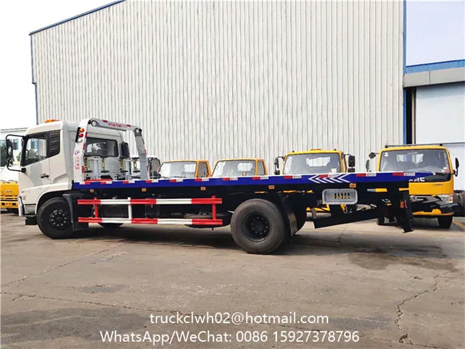 8 Ton Left and Right Hand Drive Slide Bed Wrecker Tilt Tray Tow Truck for Sale