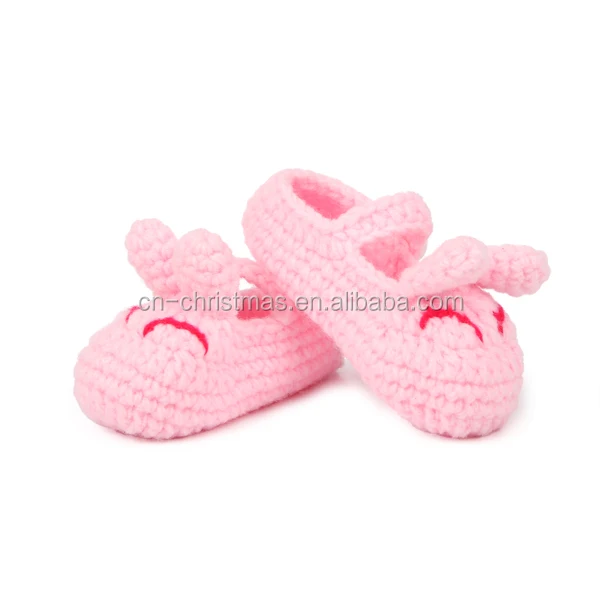 new fashion cute rabbit crochet pattern baby shoes