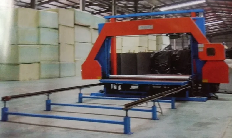 New Horizontal Foam Cutting Machine Oversea Service Provided