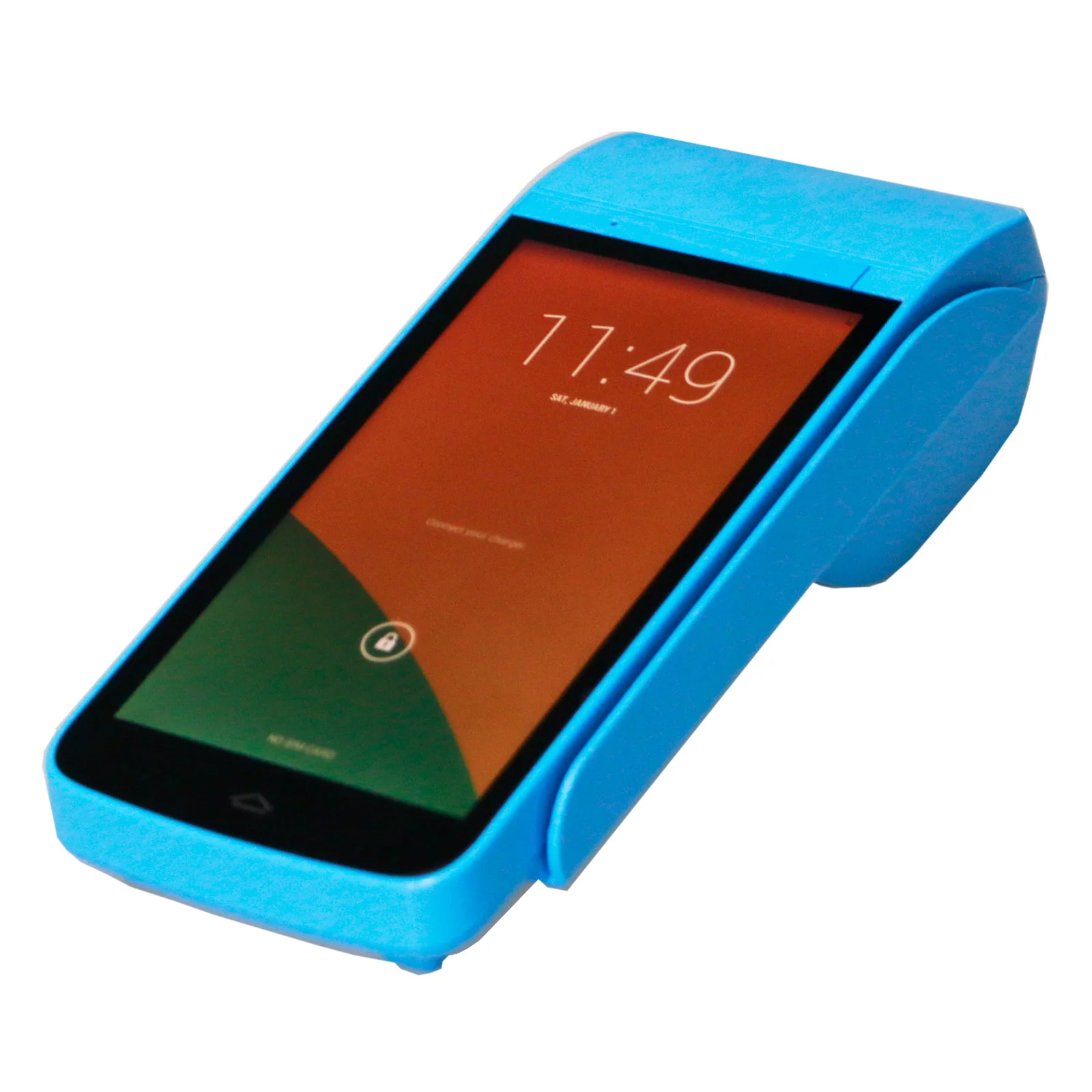 handheld android pos with printer