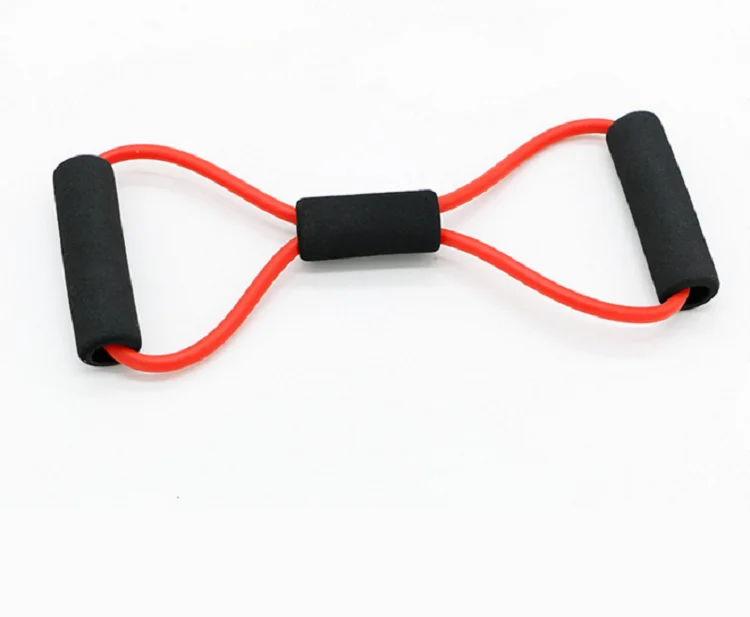 High Quality Eight Character Rally Men and Women Home Latex Expansion Chest Elastic Rope Eight Word Pull Rope Fitness Equipment