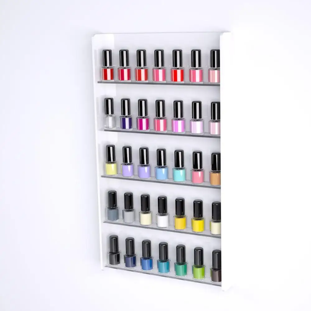 Alibaba.com: Wall mounted acrylic nail polish display stand, holds ...