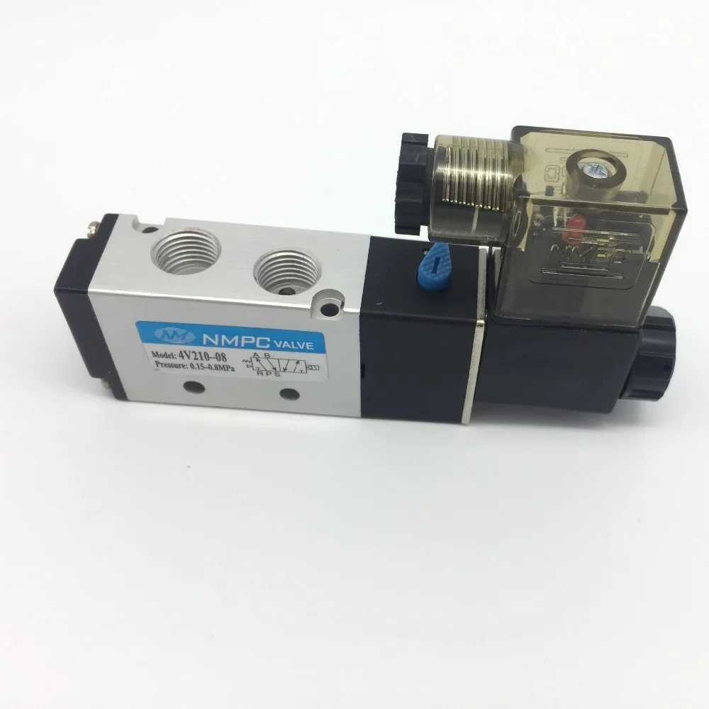 12/24V DC 110/220V AC Multi Option 4V210-08 Pneumatic