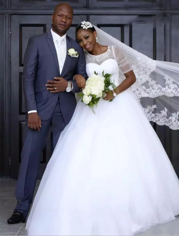 XL XXL XXL XXL Plus Size Bridal Ball Traditional African Wedding Dresses for Fat Girl