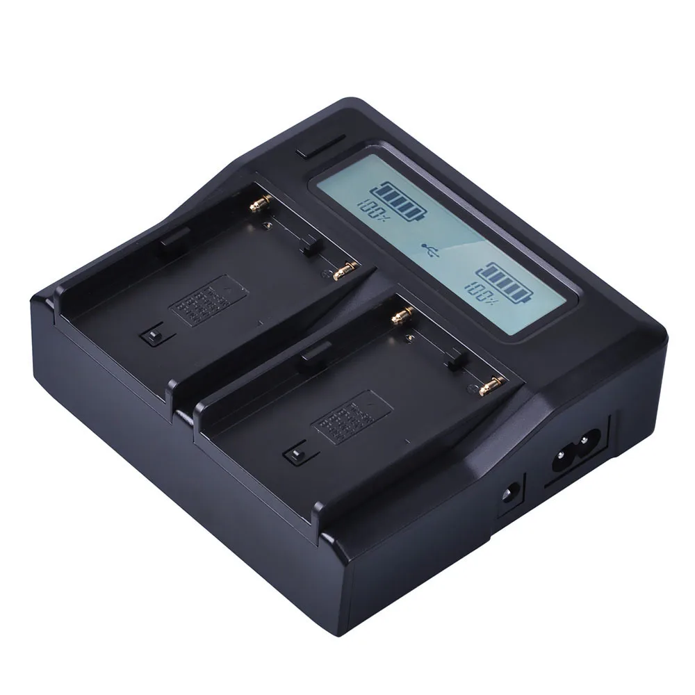Горячая Распродажа LCD Двухканальное зарядное устройство для Sony BP-U30/ BP-U60/ BP-U65/BP-U90 Аккумулятор для видеокамеры