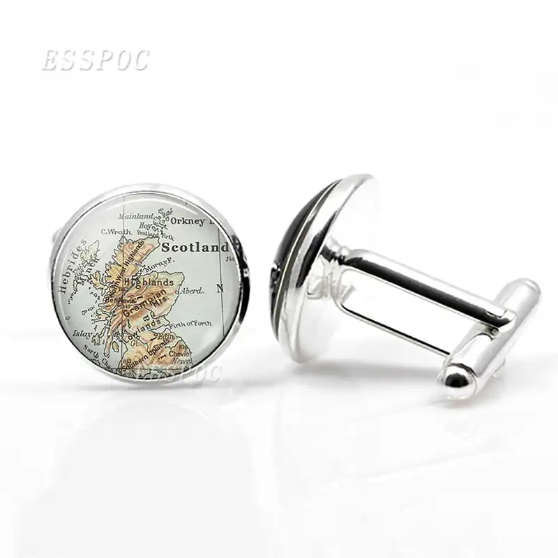 Lithuania Outline Map Pair Of Mens Cufflinks Cuff Links Gifts For Him 