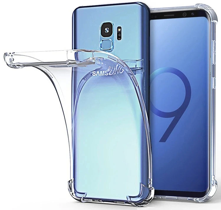 Anti-knock Silicon Case for Samsung Galaxy S10 Plus S7 S8 S9  Edge TPU Clear Cover for samsung NOTE 8 NOTE 9