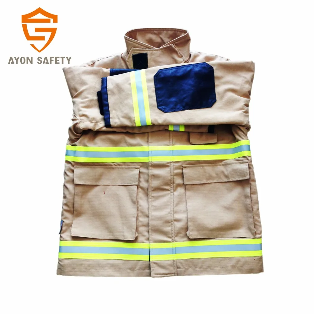 High Quality Fire Fighter Thermal Insulation Fire Safety Suit Rescue Uniform
