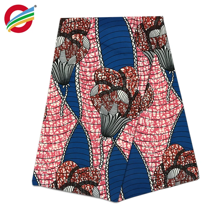 Новый стиль ткань с Африканским принтом 100% полиэстер воском 6