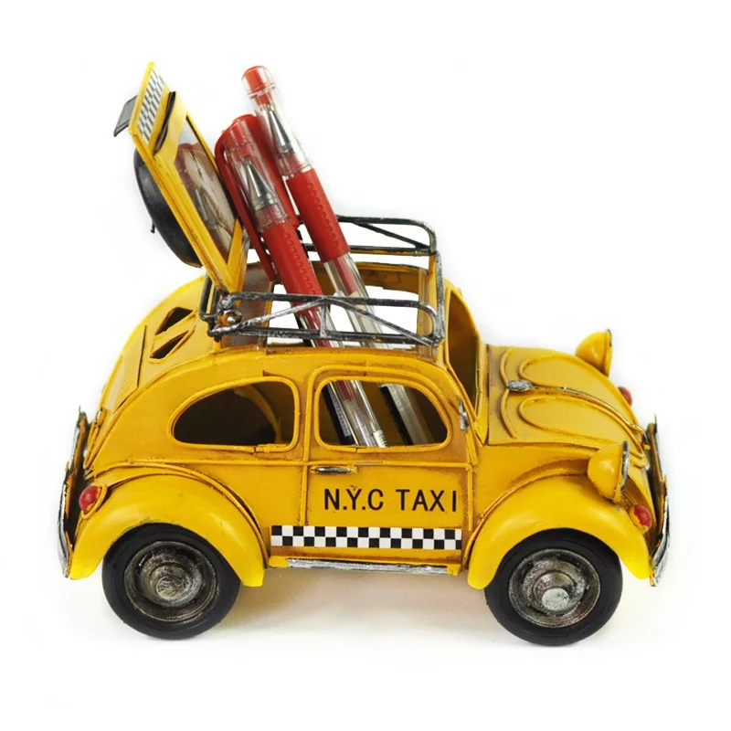 MagiDeal Modèle de Voiture Classique, véhicules de Collection, décoration de Centre de Table, Collection Polyvalente, Bureau rétro, Sculpture de Voiture, Blanc