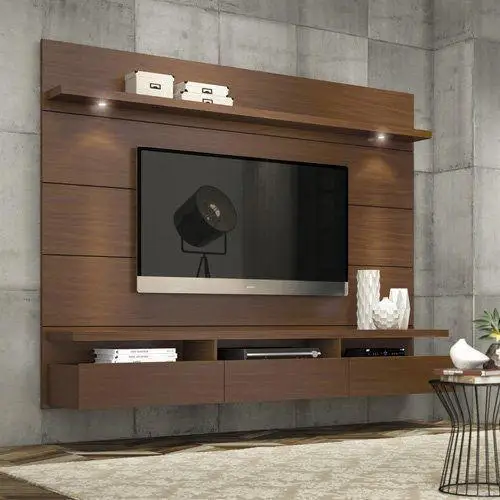 Veneer tv outlet stand