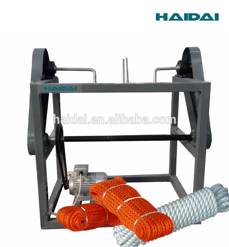 Small Rope Knitting Making Machine Line Twisting Rope Hank Winding