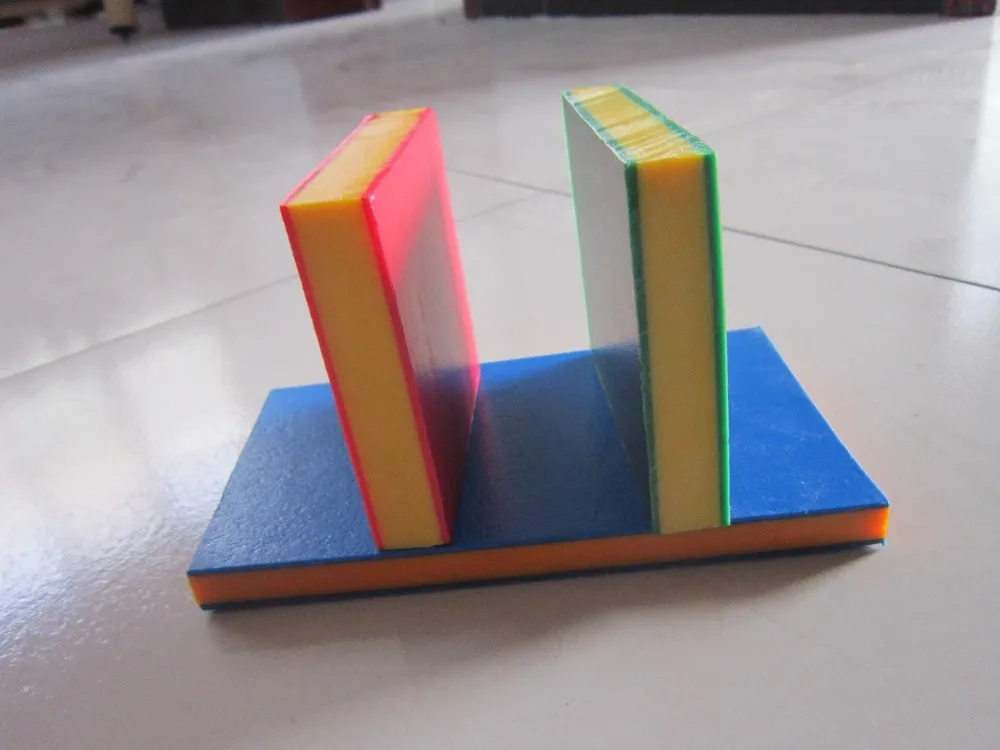 Полиэтилен высокой плотности полиэтилена двойной цветной лист/3 слоя лист/сэндвич-панели