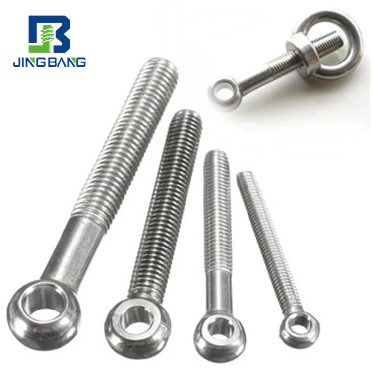 M5 M6 M8 Bulloni Occhielli Anelli Viti Vite Occhiello DIN444 A2 - Foto 4