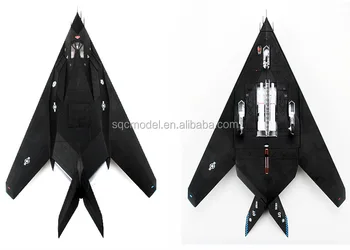 1:48 F-117 Stealth Fighter Model - Die Cast Airplane Toy