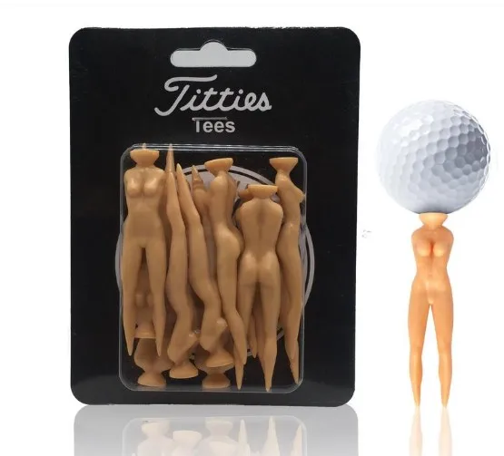 10pc per pack great funny gift nude lady Golf Tees