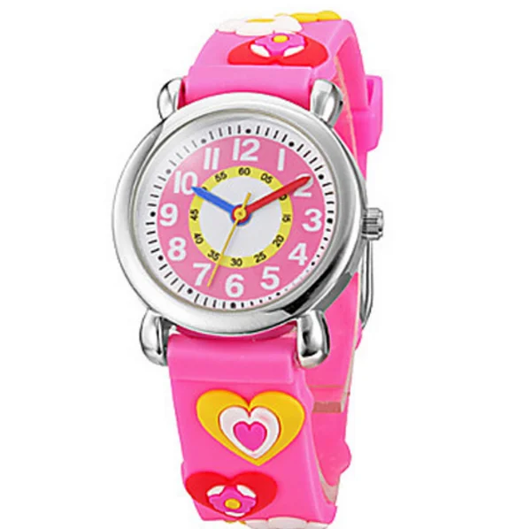 Source Кварцевые наручные часы для мальчиков и девочек, брендовые подарочные водонепроницаемые повседневные, с сердечками on m.alibaba.com