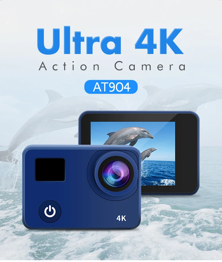 Crosstour Wifi Action Camera Full HD 1080P Waterproof Cam 2" LCD Screen 98ft 
