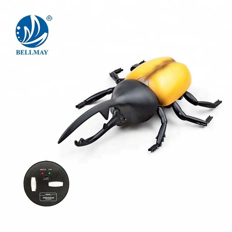Bemay Toy Insect World Infrared Remote Control Beetle RC  Insect Toy for Kids
