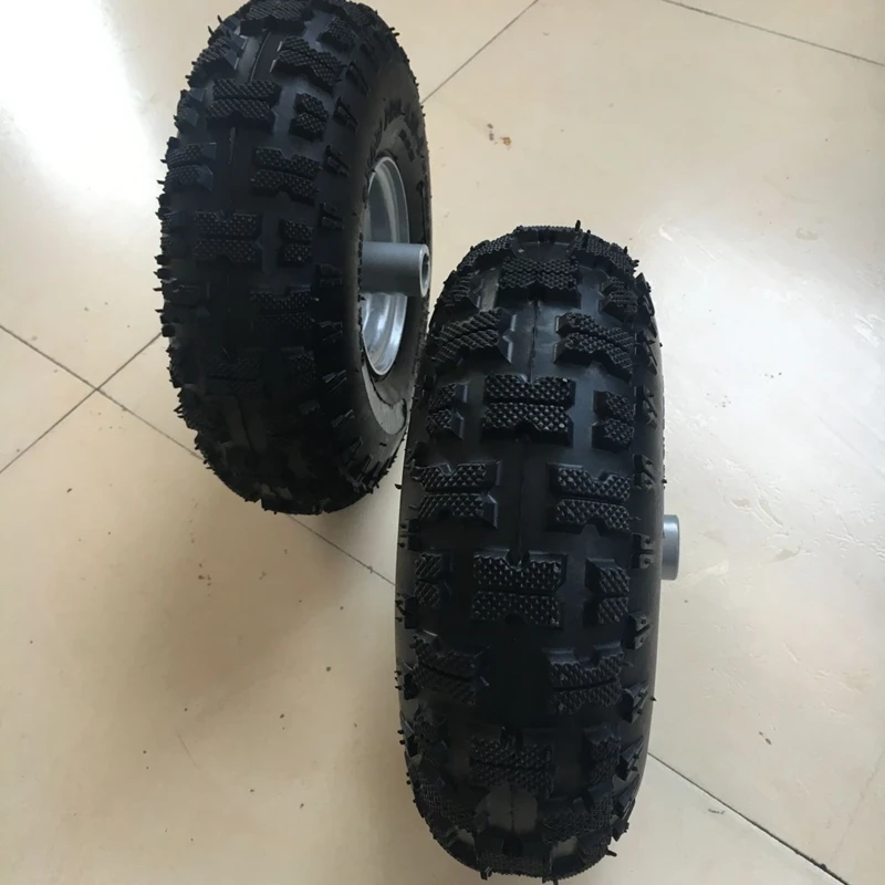 Lot De 4 Pneus En Caoutchouc Pour Jantes De Roue De 55 Mm Avec Coupleur De Contrepoids En Laiton Pour Pieces De Voiture Axial Scx24 1 24 Rc Noir 95051335