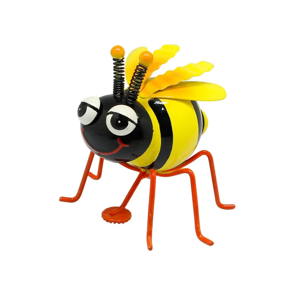 metal Cute Bee Fridge Magnet Toys Refrigerator Yellow